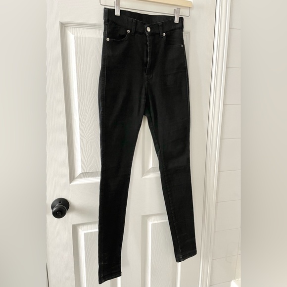Dr. Denim Moxy Skinny Black Jeans [95% cotton] - Picture 5 of 10